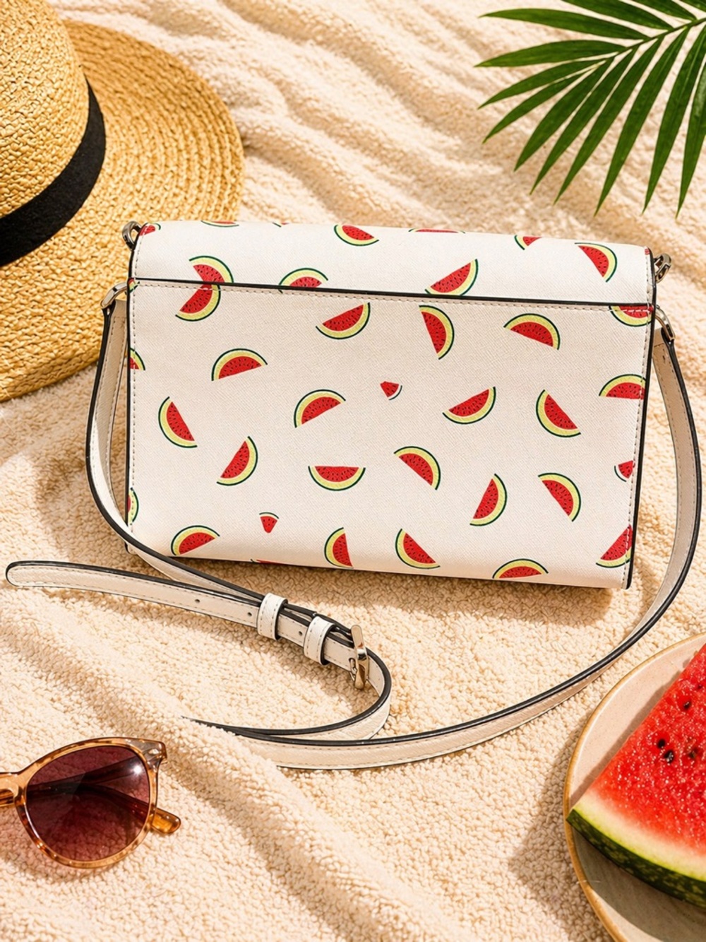 Kate Spade Carson Watermelon Party Convertible Crossbody Bag EUC - Picture 3 of 10